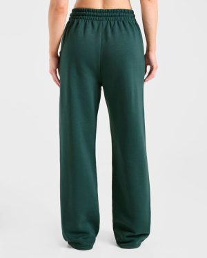 Sports Collective Oversized Straight Leg Joggers - Deep Forest: The Ultimate Comfort Upgrade