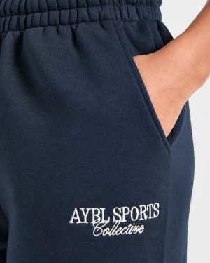 Sports Collective Oversized Straight Leg Joggers - True Navy