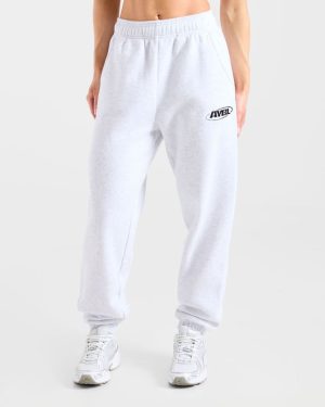 Sports Essentials Oversized Joggers - Heather Grey/Black