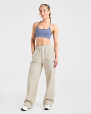 Sports Essentials Oversized Straight Leg Joggers - Sand: The Ultimate Comfort Upgrade
