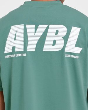 Sportswear Essentials Oversized T Shirt - Ocean Green