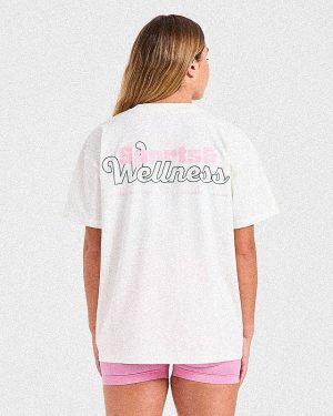 Sports Wellness Oversized T Shirt - Off White: The Ultimate Comfort & Style Fusion