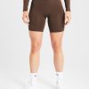 Staple Cycling Shorts - Brown: The Ultimate Sculpting Workout Essential