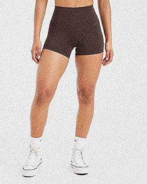 Staple Shorts - Coffee Brown: The Ultimate High-Performance Workout Essential