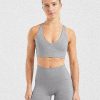 Staple Sports Bra - Grey: The Ultimate Medium-Support Activewear Essential