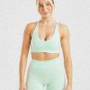 Staple Sports Bra - Mint Green: Ultimate Comfort & Support