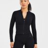 Staple Zip Jacket - Black: The Ultimate Sculpting Activewear Essential