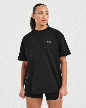 Strength Club Oversized T-Shirt - Black: The Ultimate Blend of Comfort and Style