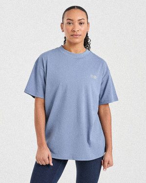 Strength Club Oversized T Shirt - Blue: The Ultimate Blend of Comfort and Style