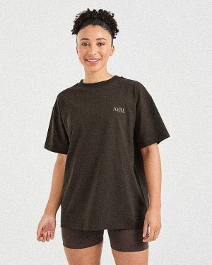 Strength Club Oversized T-Shirt - Brown: The Ultimate Blend of Comfort and Style