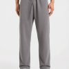 Strength Division Oversized Straight Leg Joggers - Charcoal/Red