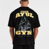 Team AYBL Oversized T-Shirt: The Ultimate Black & Yellow Cotton Essential