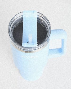 AYBL Blue Stainless Steel Tumbler - 1L Insulated Gym Bottle