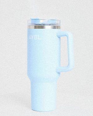 AYBL Blue Stainless Steel Tumbler - 1L Insulated Gym Bottle