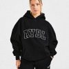 Varsity 2.0 Oversized Hoodie - Black: The Ultimate Comfort Upgrade