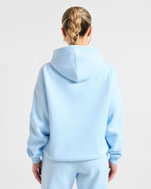 Varsity 2.0 Oversized Hoodie - Blue/Navy: The Ultimate Comfort Upgrade