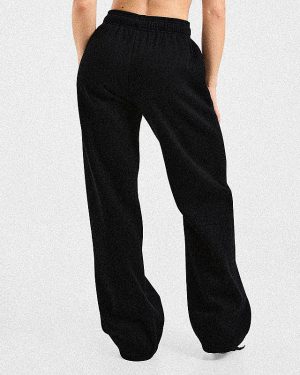 Varsity 2.0 Oversized Straight Leg Joggers - Black