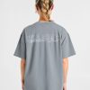 Varsity Dept. Oversized T-Shirt in Slate Grey: The Ultimate Comfort Essential