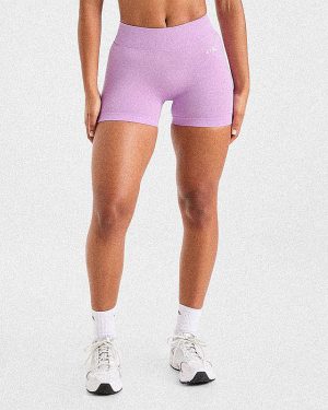 Adapt Seamless Shorts 4.5" Spring Lilac: The Ultimate Glute-Defining Activewear
