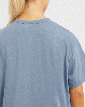 Varsity Oversized T Shirt - Blue: The Ultimate Comfort & Style Staple