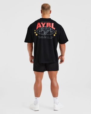 Wesley Vissers X Beyond Limits Oversized T-Shirt - Black/Charcoal