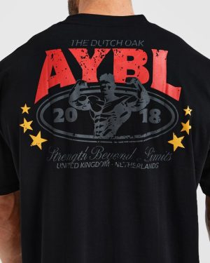 Wesley Vissers X Beyond Limits Oversized T-Shirt - Black/Charcoal