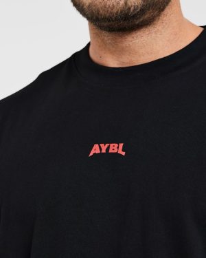 Wesley Vissers X Beyond Limits Oversized T-Shirt - Black/Charcoal