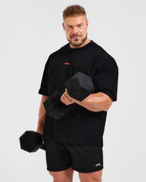 Wesley Vissers X Beyond Limits Oversized T-Shirt - Black/Charcoal