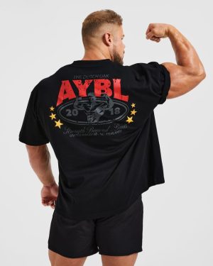 Wesley Vissers X Beyond Limits Oversized T-Shirt - Black/Charcoal
