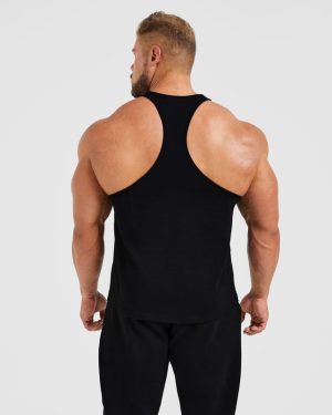 Wesley Vissers X Beyond Limits Stringer - Black/Red: The Ultimate Gym Essential