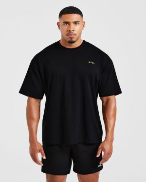 Wesley Vissers X Golden Pump Oversized T-Shirt - Black