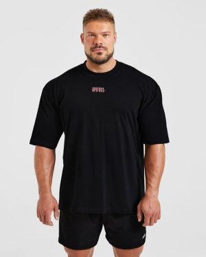 Wesley Vissers X The Dutch Oak Oversized T Shirt - Black