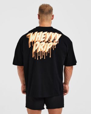 Wesley Vissers X Wheyyy Drip Oversized T-Shirt - Black