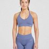Adapt Seamless Sports Bra - Iris Blue: The Ultimate Medium-Support Activewear Solution