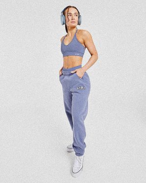 Adapt Seamless Sports Bra - Iris Blue: The Ultimate Medium-Support Activewear Solution