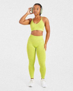Adapt Seamless Sports Bra - Lime Green: The Ultimate Summer Performance Essential