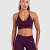 Adapt Seamless Sports Bra - Midnight Plum: The Ultimate Medium-Support Solution