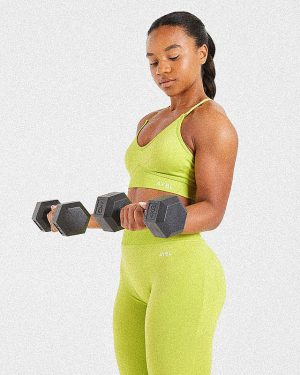 Adapt Seamless Sports Bra - Lime Green: The Ultimate Summer Performance Essential