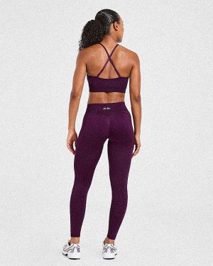 Adapt Seamless Sports Bra - Midnight Plum: The Ultimate Medium-Support Solution