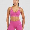Adapt Seamless Sports Bra - Pink: The Ultimate Medium-Support Activewear Solution