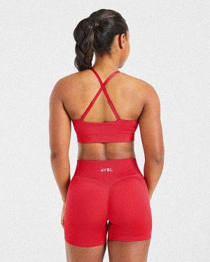 Adapt Seamless Sports Bra - Salsa Red: The Ultimate Medium-Support Activewear Solution