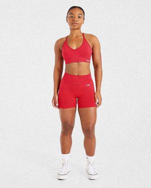 Adapt Seamless Sports Bra - Salsa Red: The Ultimate Medium-Support Activewear Solution