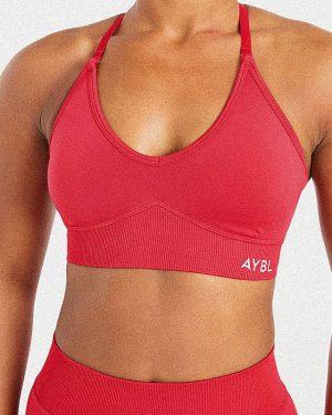 Adapt Seamless Sports Bra - Salsa Red: The Ultimate Medium-Support Activewear Solution