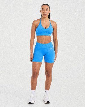 Adapt Seamless Sports Bra - Spring Cobalt: The Ultimate Medium-Support Activewear Solution