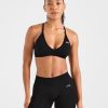 Adapt Seamless Strappy Sports Bra - Black: The Ultimate Low-Impact Companion