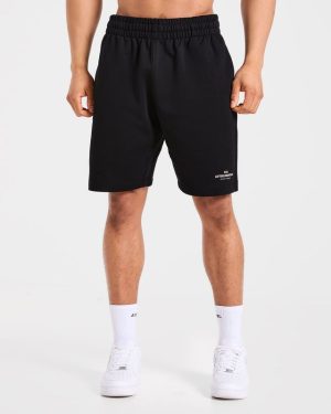 Apex Lifting Essentials Shorts - Black/Cream: The Ultimate Cotton Comfort for Training and Recovery