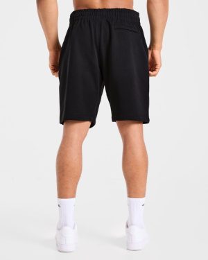Apex Lifting Essentials Shorts - Black/Cream: The Ultimate Cotton Comfort for Training and Recovery