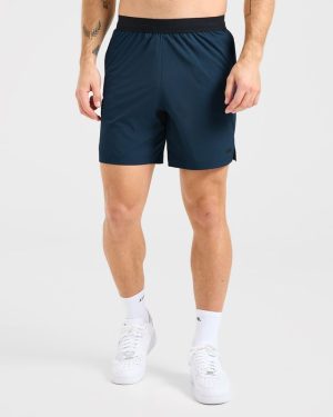 Ascend 7" Shorts - Navy Blue: The Ultimate Blend of Style and Performance