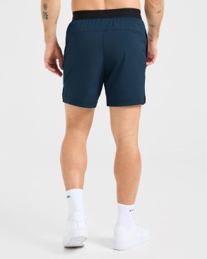 Ascend 7" Shorts - Navy Blue: The Ultimate Blend of Style and Performance