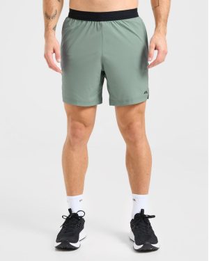 Ascend 7" Shorts - Slate Green: The Ultimate Hybrid for Performance and Style